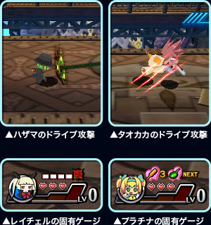 キャラクターの個性“ドライブ技”