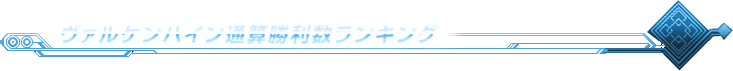 ヴァルケンハイン通算勝利数ランキング