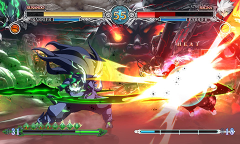 BLAZBLUE CENTRALFICTION スクリーンショット
