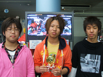 優勝:はっしー(ラグナ)準優勝:しゅんらい(ハクメン)3位:アルト(バング)