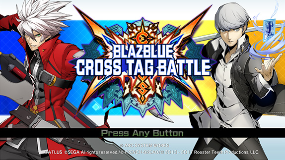 Starting the Game  BLAZBLUE CROSS TAG BATTLE Software Manual