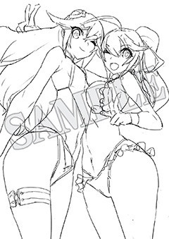 A4クリアファイル 「ノエル&セリカ」