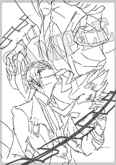 >A4クリアファイル 「ハザマ&テルミ」